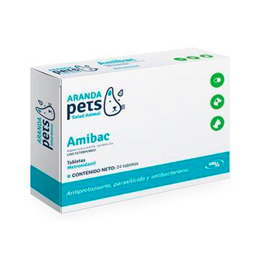 AMIBAC 24 TABLETAS ARANDA PETS