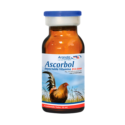 ASCORBOL INYECTABLE VITAMINA B12 5000 - 10 ML