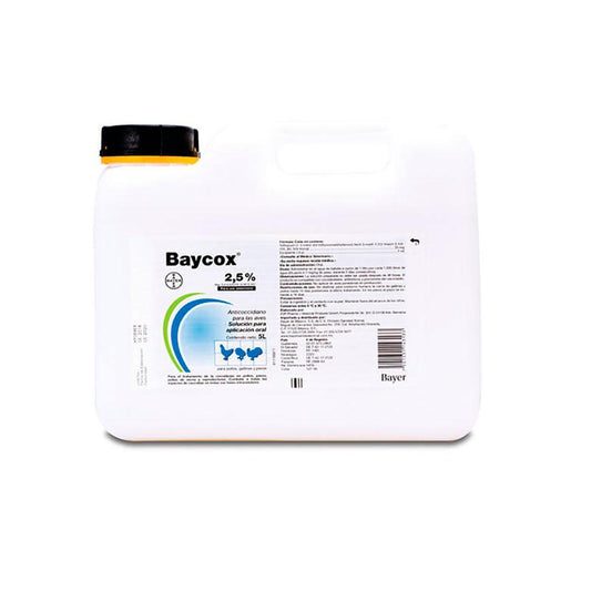 BAYCOX ORAL AVES 2.5% 5 lt