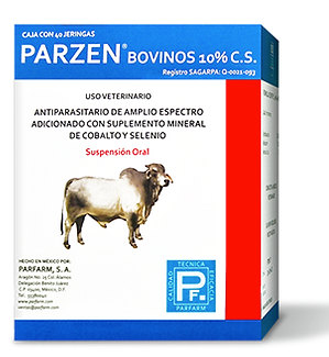PARZEN BOVINOS 10% C.S.15ML