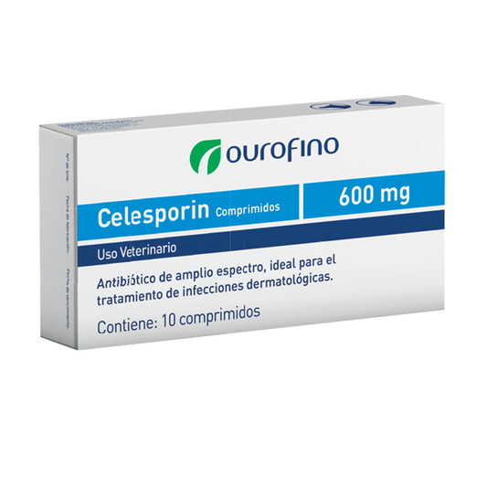 CELESPORIN comp. 600 mg caja c/10 tab
