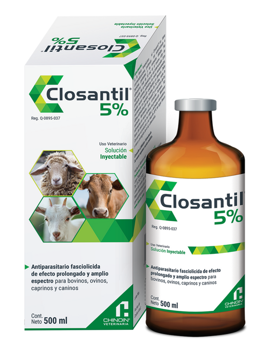 CLOSANTIL INY. 5% 500 ML.