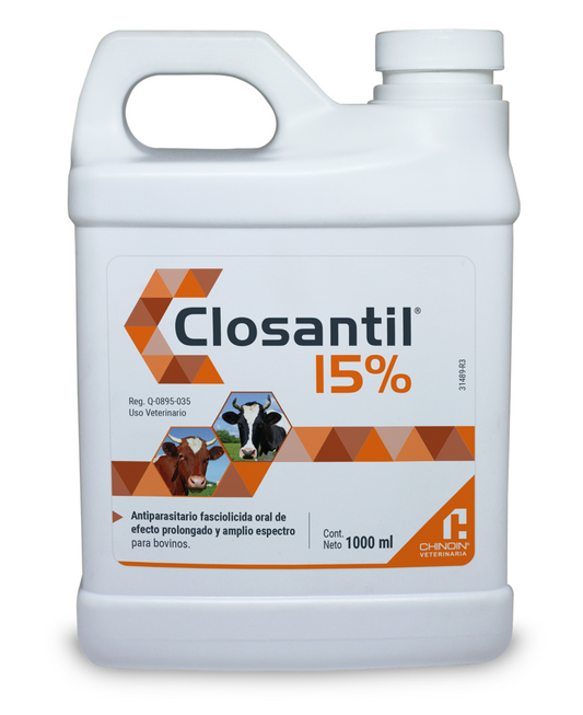CLOSANTIL ORAL 15% 1000 ML.