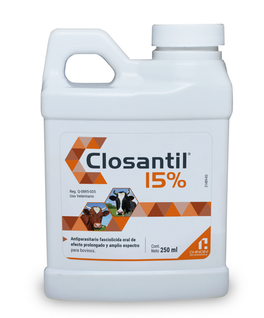 CLOSANTIL ORAL 15% 250 ML.