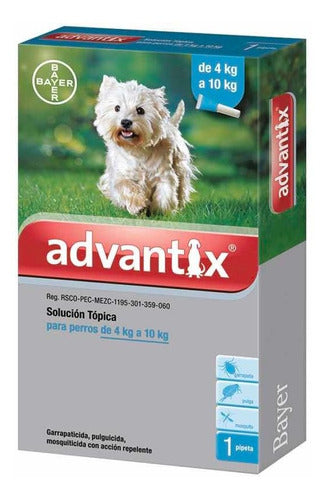 ADVANTIX 0. 4 ML UNIPIPETA