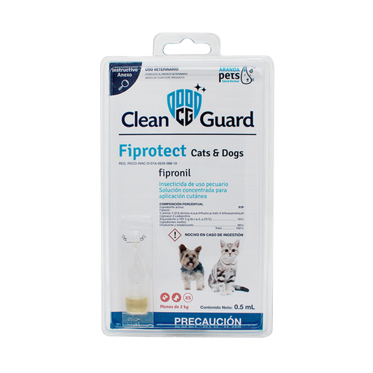 FIPROTECT CLEAN GUARD CATS AND DOGS .5 ML *