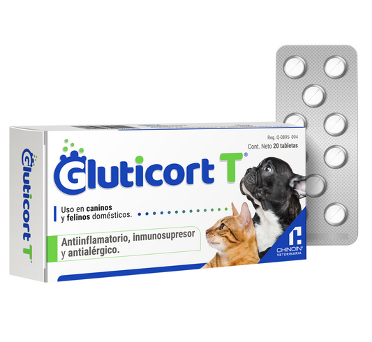 GLUTICORT T TABS. C/20  VETERINARIO