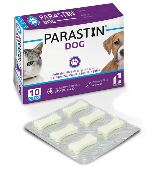 PARASTIN DOG TABLETAS (10 KG) CAJA C/6
