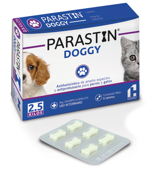PARASTIN DOGGY TABS. (2.5 KG)