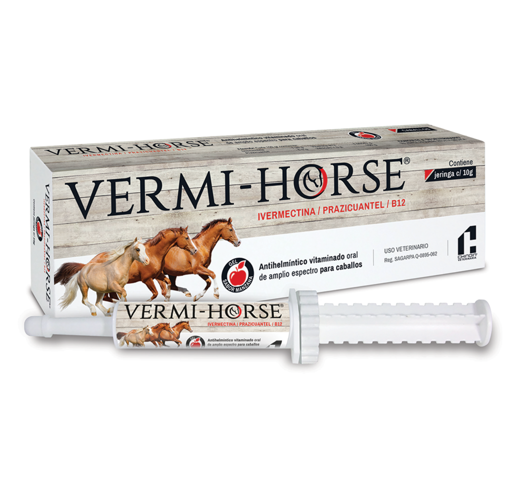 VERMI-HORSE (PASTA) JERINGA PARA 600 KG