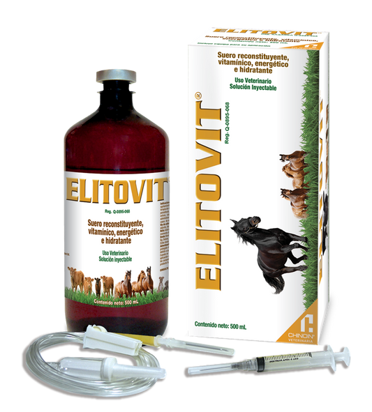ELITOVIT SILVER SUERO SOL. INY. 500 ML.