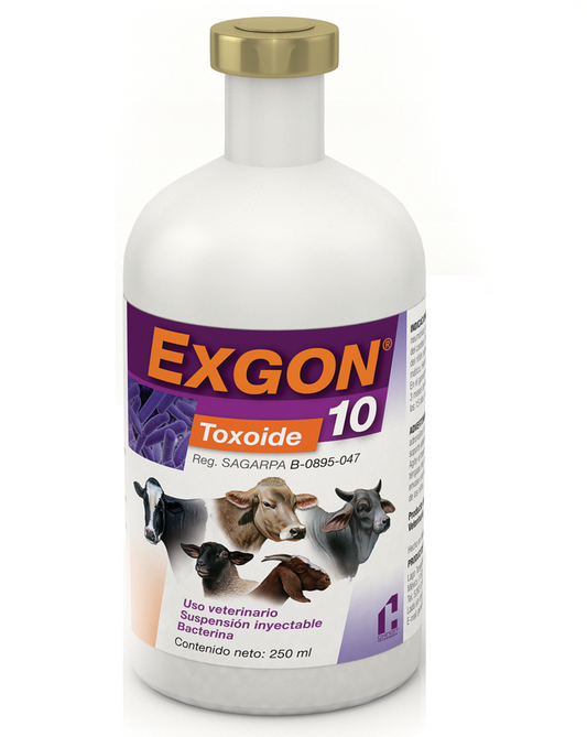 BACTERINA EXGON-10 250 ML. 50 DOSIS