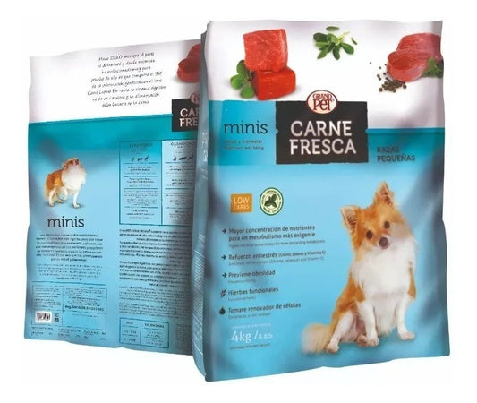 GRANDPET CARNE FRESCA MINIS 4 KG