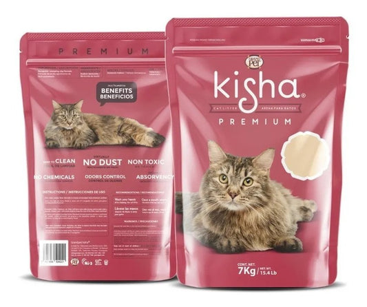 GRANDPET KISHA PREMIUM ARENA GATOS 7 KG