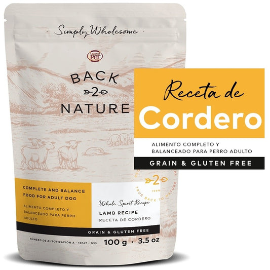 RECETA CORDERO GRAND PET B2N - 100 GR