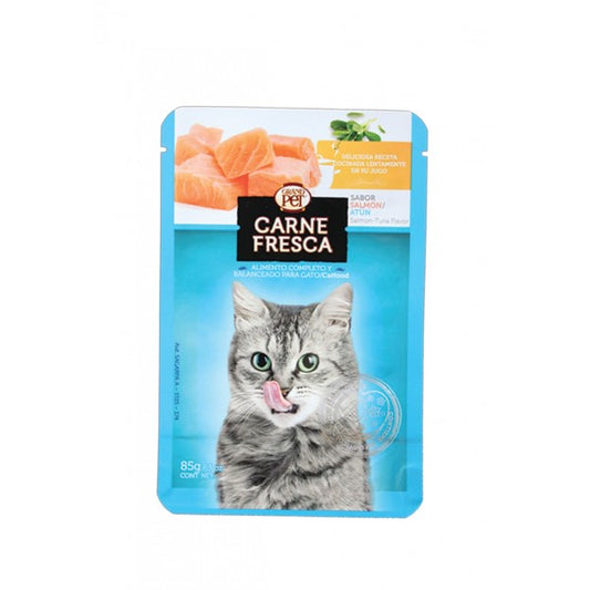 GRANDPET CARNE FRESCA SALMON / ATUN 85 GR