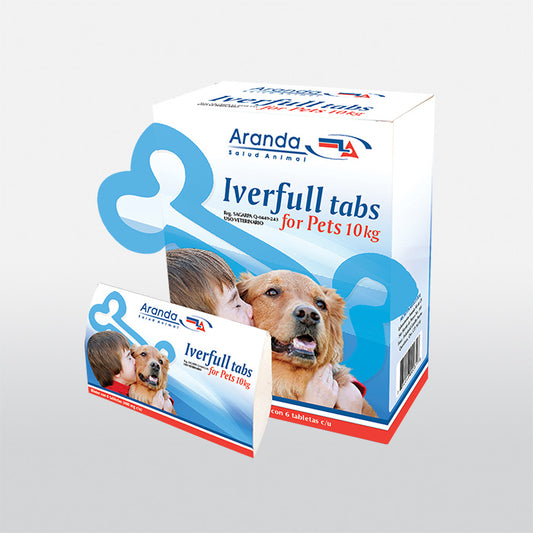 IVERFULL TABS FOR PETS (10KG) 15 BLISTER C/6 TABLETAS(exh)