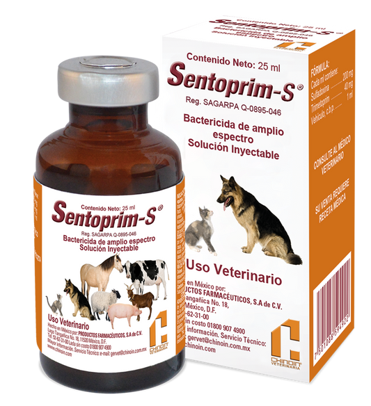 SENTOPRIM SOL. INY. 100 ML.