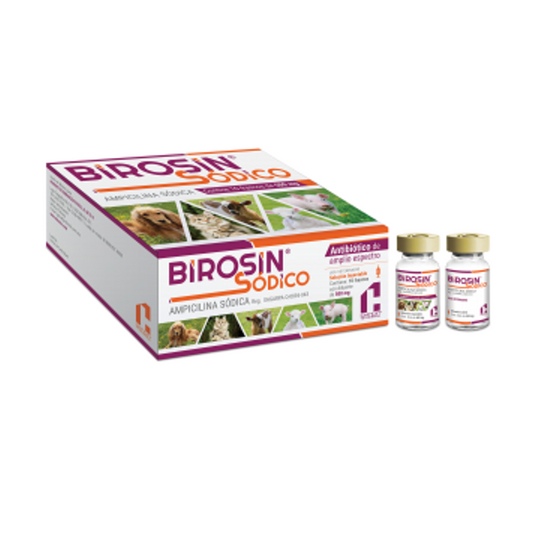 BIROSIN SODICO SOL. INY  500 MG C/10 VET