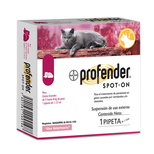 PROFENDER CAT 1 X 1.12 1 pipeta